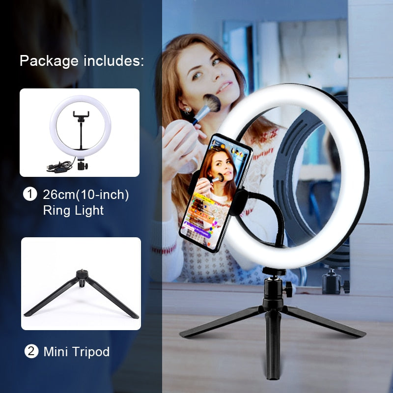 Lumineux Led Selfie, photographie et video